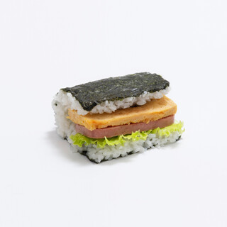 おすし屋さんのポークたまごおにぎり_0