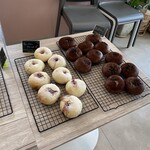 HAVE A NICE DAY PINKY BAGLE - ブルーベリーもチョコも、まいう〜そぅ〜でしょ(//∇//)