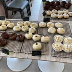 HAVE A NICE DAY PINKY BAGLE - イートインスペースまで、並んで舛添要一(°_°)