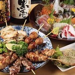 赤とんぼ - 焼き鳥をメインにしたコースも充実