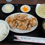 きく亭 - 鶏肉の甘酢がけ定食