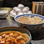 駄目な隣人 - ２種合い盛り昆布水つけ麺