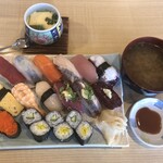 ん寿司 - 寿司いっぱい(1500円税込)