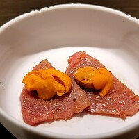 島津 - カマトロにバフンウニ