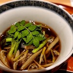 銀座 しのはら - 猪豚とクレソンジュンサイの