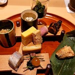 銀座 しのはら - 笹巻を開けて