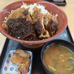 かつさと - 料理写真:味噌カツ丼セット