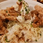 Joyfull - チキン南蛮丼のご飯断面