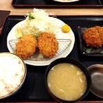 Tonkatsu Arima - カニクリームコロッケ定食