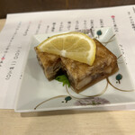 手打ち蕎麦 雷鳥 - 魚の煮凝り