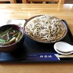 手打ち蕎麦 神楽坂 - とりせいろ（850円）