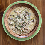 かみかみya - 黒舞茸のクリームソースニョッキグラタン風