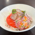 やおき - 本日の海鮮丼 + ばくだん海鮮☆