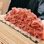 Sushi Rakuzayano Ki - ネギトロです。まさに赤壁\(//∇//)\