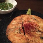 Seafood pancake