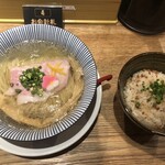 Taishiosoba Touka - 鯛塩らぁ麺と鯛めしセットの全容