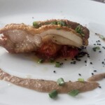 オーシャン カシータ - チキンローストナスとトマトのバルサミコソテーごま風味