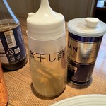 酒肴場 屯 - 卓上の調味料