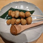 炙りや久兵衛 - にんにく串揚げ(2本)