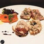 前菜の盛り合わせ　4種