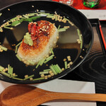 張海 - 焼きおにぎりの茶漬け