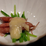 張海 - ホタルイカの辛子味噌