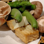 張海 - 七輪焼きの野菜