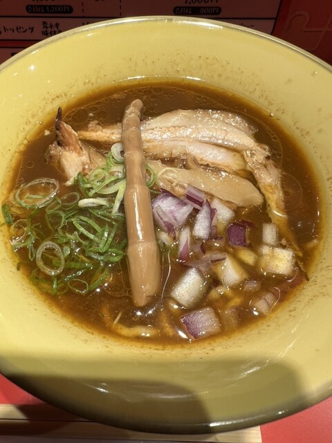 カレーラーメン！！！ ウチのカレーラーメン専門店 #はし時々スプーン - 四ツ橋/ラーメン