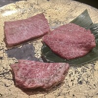 うし極 - 塩 三種盛り