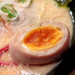 Gintora ya - 半熟卵の断面