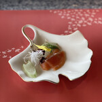 ホテルオークラレストラン名古屋 鉄板焼 さざんか - 冷製アミューズ