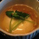 欅苑 - 卵豆腐の葛あんかけ