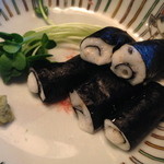 欅苑 - 自然薯の海苔巻き