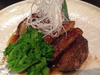 Okimi - 鴨と椎茸の挟み焼き