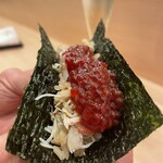 銀座 海味 - 毛蟹とマスの卵