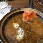 橋本屋 - トマト苦手なので潰して溶かしました（笑）