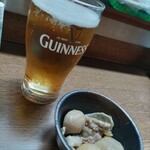 味の蔵どんつく - ノンアルコールビールとお通し