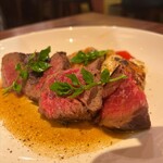 福島 牡蠣と肉たらし ビストロKAI - 淡路牛ステーキ