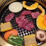 Yakiniku Hausu Kourakuen - 焼き野菜と塩タン