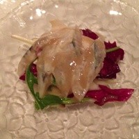 リストランテ ラ・バリック トウキョウ - 細魚のアンチョビソース