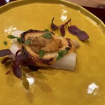 Le japon - アスパラの雲丹オランデーズ焼き