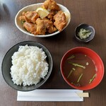 東京696酒場 - 唐揚げ定食（600円）