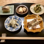 紀尾井町 南かわ - 八寸・蛍烏賊天麩羅など