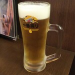 王寿庵 - ドリンク写真:生ビール（中）