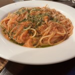 ル・ヴィルギュル - 桜エビのクリームトマトソースパスタ