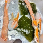 瓢嘻 - 「ずわい蟹出汁しゃぶ」特大ずわい蟹