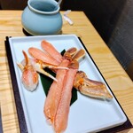 瓢嘻 - 「ずわい蟹出汁しゃぶ」特大ずわい蟹