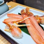 瓢嘻 - 「ずわい蟹出汁しゃぶ」特大ずわい蟹