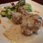 レストランやまぐち - 鶏モモ肉のステーキ