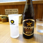 祥 - ビール中瓶(500円）